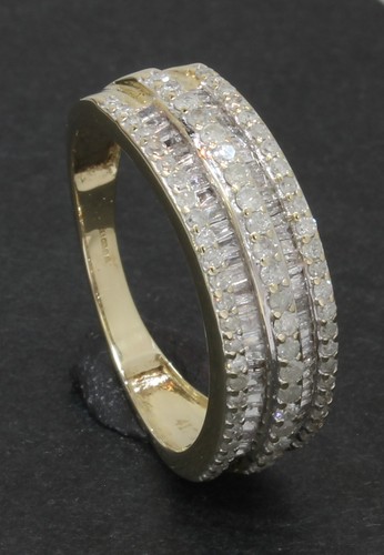 Diamantring karat gelbgold - diamantring, 9