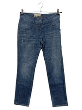 CLOSED Pedal Pusher Damen Jeans Straight Leg Blau Gr. 42 Baumwolle L28