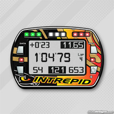 Intrepid style gel aufkleber - intrepid,