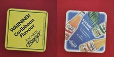Bacardi Breezer Warning!Caribbean Flavour Brauerei Bierdeckel Bier