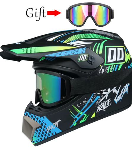 Motocross full face helm - motocross, full-face