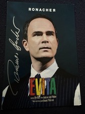 Musical Autogrammkarte EVITA Thomas Borchert Wien