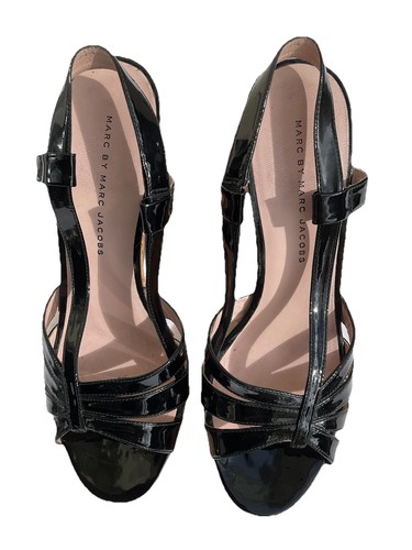Marc jacobs lackleder - jacobs, lackleder-sandalen