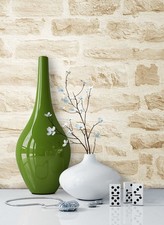 Steintapete Vliestapete Beige