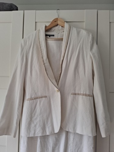 Zweiteiler leinen look - look, 42
