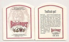 Baisinger Löwenbrauerei - Bierdeckel "Teuflisch gut!"