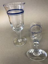 2 Holmegaard "Blaue Glocke"