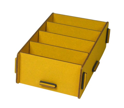Werkhaus visitenkartenbox gelb - visitenkartenbox,