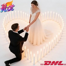 LED Stabkerzen 24 "Flamme"