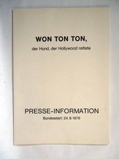 Won Ton Ton - Der Hund, der Hollywood rettete - Presseheft + 4 Pressefotos