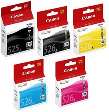 Canon PGI-525 CLI-526 BK C M Y MG5150,MG5250,MG5350,MG6150,MG6250