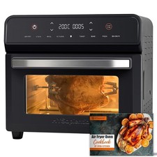 HYSapientia 1800W Heißluftfritteuse XXL mit Umluft & 8 Programme Backofen