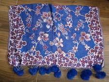 XL-Schal Pashmina  Pelz  Wolltuch Seidentuch wunderschön neu XXLTuch Stola