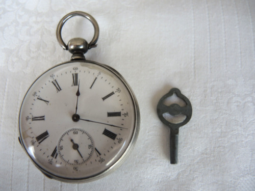 Silber taschenuhr - silber,