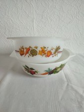 Milchglas Pyrex Arcopal Schüssel Auflaufform Konvolut Vintage