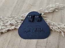 Ohrstecker Holz Ohrring Holz