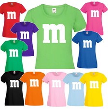 Gruppenkostüm Paarkostüm für M&M Fans Karneval Fasching Damen Herren 