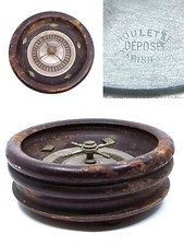 Rarität * Pariser registriertes Roulette * Casino Rad - Kessel Antik Glücksspiel