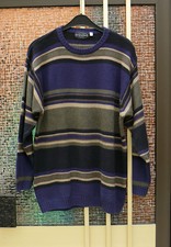 Trend COTTON REPUBLIC  Pullover Baumwolle Gr. 52 54 Blockstreifen 