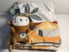 S178 VERTBAUDET BABY Buch Tansania Stoffbuch 22x22cm