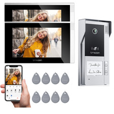 TMEZON WLAN 2MP VIDEO TÜRSPRECHANLAGE KLINGELANLAGE Türklingel 2x 7'' Touch TFT