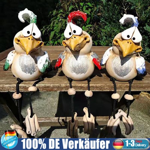 Huhn gartendeko harz - 3x,