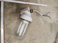 Nostalgische Retro Wandleuchte Glas Keramik Bauhaus Vintage