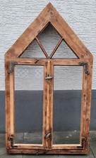 Wunderschönes, orig. antikes Eiche Massivholz-Kastenfenster - RARITÄT 