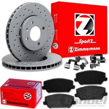 Zimmermann SPORT BREMSSCHEIBEN 345mm + BELÄGE VORNE für HYUNDAI i30 N30 PD