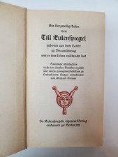 Till Eulenspiegel: Ein Kurzweilig Leben Buch