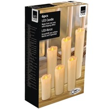 6 Stück LED Leuchtkerzen