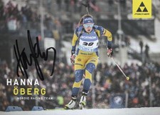 Biathlon-Originalautogrammkart