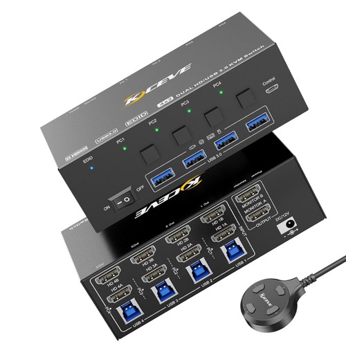 Kvm switch monitore pc - 2,