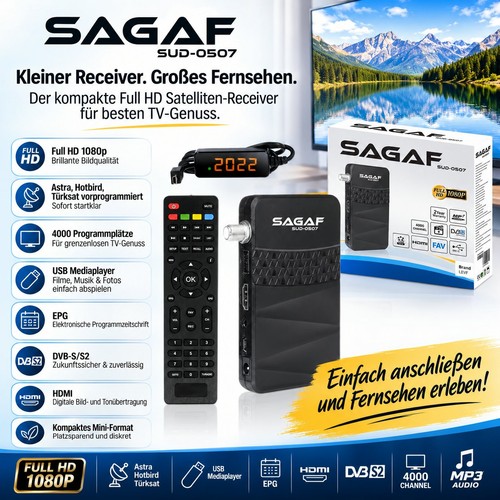 Sagaf sud 0507 mini 1080p - sud-0507,