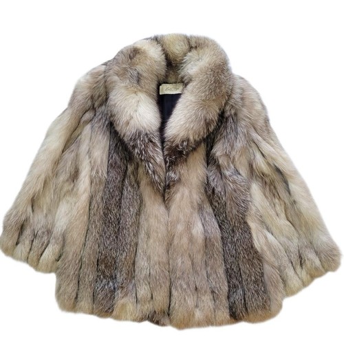 Saga fox silberfuchs echt pelz - fox,