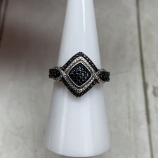 Sterling Silber blau schwarz