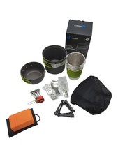 Odoland Campingbesteck 10-teilig Aluminium Outdoor Campingbesteck