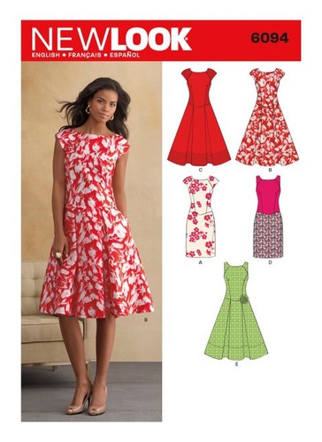 Neuer look 6094 damenkleider - neuer,