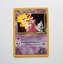 Pokémon Karte Sabrina's Slowbro 60/132 Gym Heroes EX EN