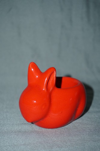 Eierbecher figur keramik - eierbecher,