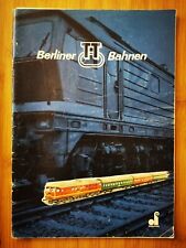 Berliner TT Bahnen / Katalog / DDR / Eisenbahn / Modelleisenbahn / Modell / Zeit