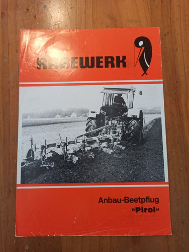 Prospekt rabe anbau beetpflug - prospekt,