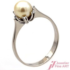 Ring 585 Weißgold mit