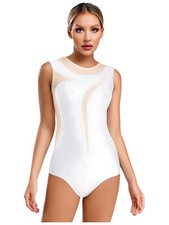 DE ranrann Damen Gymnastikanzug Turnanzug Eiskunstlauf Anzug Trikotanzug Kostüm