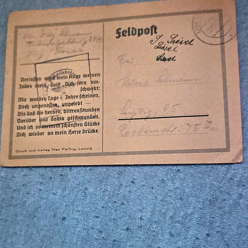 Feldpost postkarte 2 - dt.,