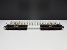 Spur H0 DDR KURT DAHMER Schwerlastwagen mit Gittermast Güterwagen TOP RAR Piko