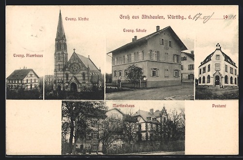 Altshausen württ - ak, /württ