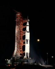 APOLLO 12 SATURN V ROCKET SITS