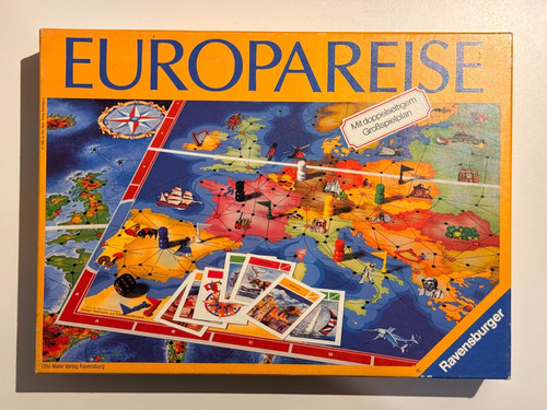 Europareise ravensburger 1980 - europareise,