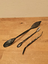 3 Metall-Bildhauerwerkzeuge / Modellierwerkzeuge für Ton, je nach Größe ca. 22 c